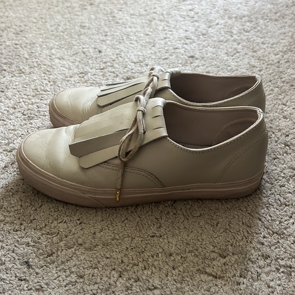 VANS UNISEX FRINGE DX - LEATHER (PINK / WHISPER / GOLD) Golf Size 8/9.5‎ - Picture 5 of 7